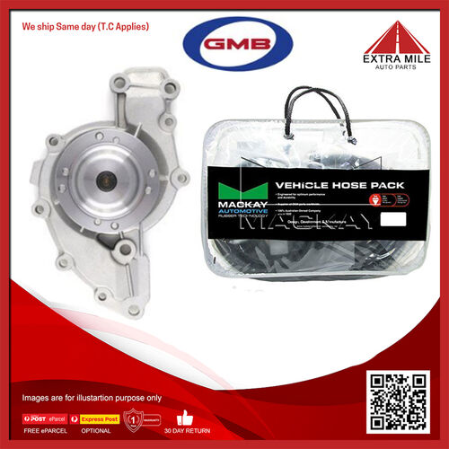 GMB Water Pump and Radiator Hose Kit For Holden Calais VN 3.8L V6 LG2 (LN3)