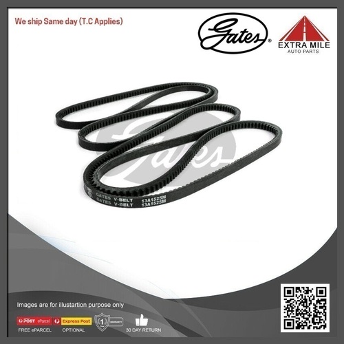 Gates V-Belt For HOLDEN JACKAROO / MONTEREY Diesel 3.1L 13A1525M