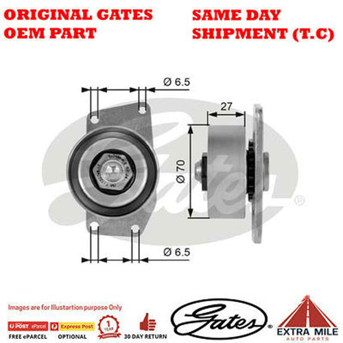 Gates DRIVEALIGN TENSIONER UNIT For CITROEN BERLINGO / XSARA/ PEUGEOT 206
