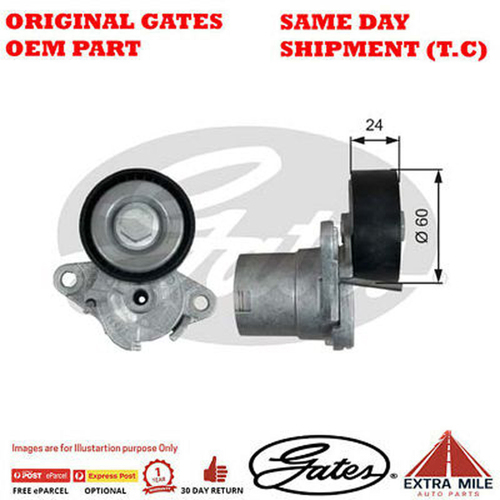 Gates DRIVEALIGN TENSIONER UNIT For AUDI A1/A3/A4/A5/A6/Q2/Q3/Q5/TT
