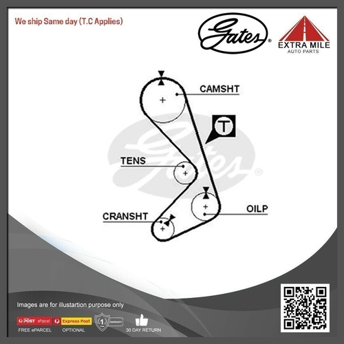 Gates Timing Belt - T111