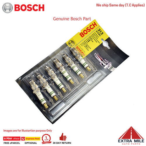 Bosch Spark Plugs 6 Pack for Holden HJ HK HT HG HX HZ 6cyl (173 186 202 Engines)