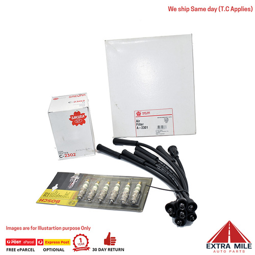 Filter Plugs Leads Service Kit for Holden HJ HK HT HG HX HZ 6cyl (173 186 202 En
