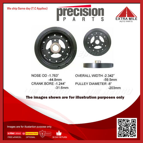 Precision Harmonic Balancer For Chevrolet Camaro/Corvette, Holden Suburban