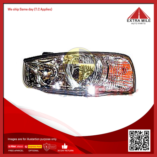 Head Lamp Left For Hyundai Elantra XD 1.8L/2.0L G4GB G4GC 4cyl Auot/Man