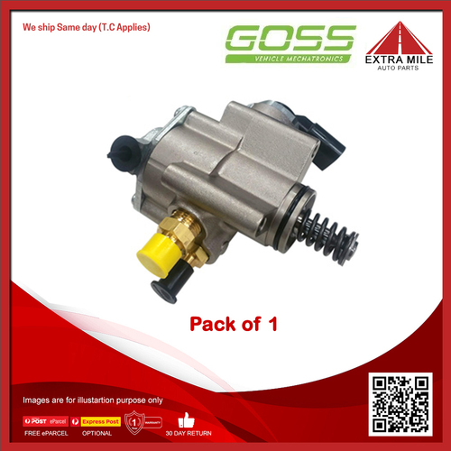 Goss High Pressure Fuel Pump For Audi TTS 8J 2.0L CDLB 4cyl 6sp Auto/Man