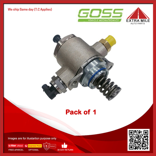 Goss High Pressure Fuel Pump For Audi A5 8F, 8T 2.0L CDNB CDNC 4cyl Auto/Man