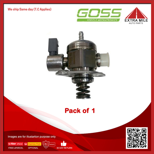Goss High Pressure Fuel Pump For Audi TT 8J 1.8L CDAA, CEAA 4cyl Auto/Man