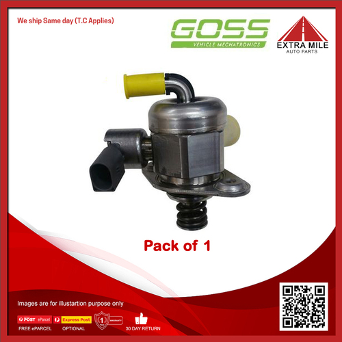 Goss High Pressure Fuel Pump For Audi A3 8V 35 TFSi 1.4L CPTA CZEA 4cyl Auto/Ma