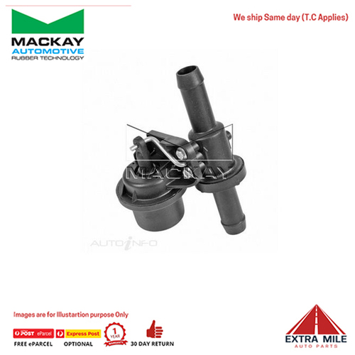Mackay Heater Control Valve 2 Port - Suits 16mm (5/8) ID Hose - HV2005M