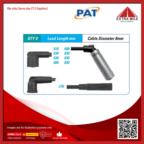 PAT Ignition Lead Set For HSV GTS-R VS 5.7L 304 Stroker V8 4 Door Sedan
