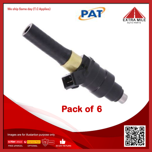 PAT Fuel Injector For Holden Commodore VL Turbo 3.0L RB30ET (LW5) - 6 Pack