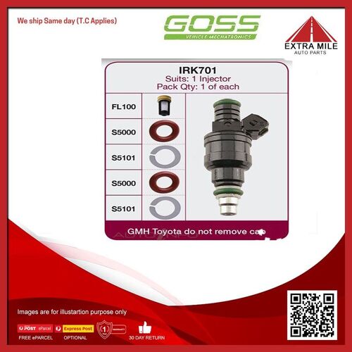 Goss Fuel Injector Seal Kit For HSV Commodore VL, VN 5.0L V8 304 (LB9) 4D Wagon