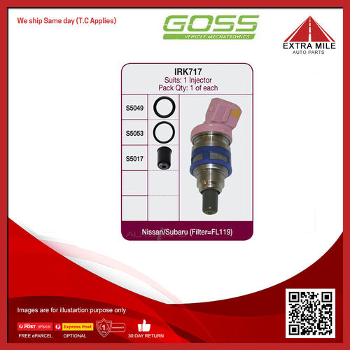 Goss Fuel Injector Repair Kit For Nissan 300ZX Z31, Z32 3.0L V6 VG30ET/VG30DETT