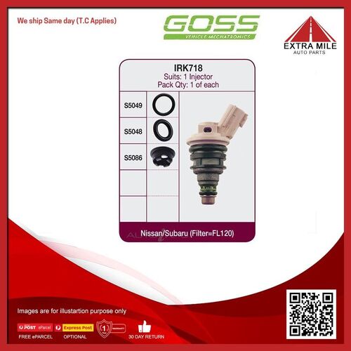 Goss Fuel Injector Seal Kit For Nissan 180SX S13 2.0L SR20DE 2D Coupe