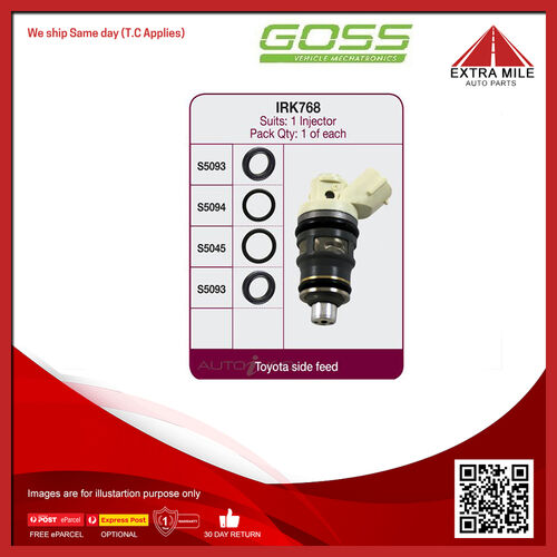 Goss Fuel Injector Repair Kit For Toyota Tarago TCR10R/11R/20R/21R 2.4L 2TZFE