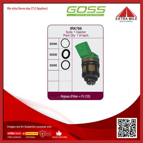 Goss Fuel Injector Repair Kit For Nissan Elgrand E50 3.3L V6 VG33E