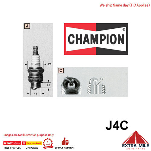 Champion J4C SPARK PLUG - GRP 1