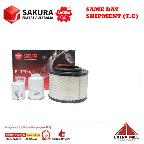 Sakura 4WD Filter Kit For MAZDA BT-50 B2500 WL-AT 2.5L 2006-2009
