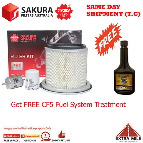 Sakura Filter Kit For Nissan Patrol GU Y61  TB45E 4.8L TB48DE 4.5L