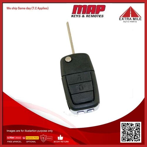 MAP Ignition Key Remote For Holden Calais VE 3.6L L77 (AFM) V8 16V OHV - KF216