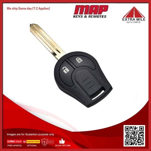 MAP Ignition Key Remote For Nissan Micra ST K13 1.2L HR12DE 12V DOHC