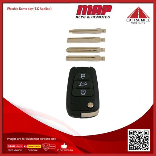 MAP Ignition Key Remote For Hyundai Elantra 1.8L G4NB I4 16V DOHC -KF371