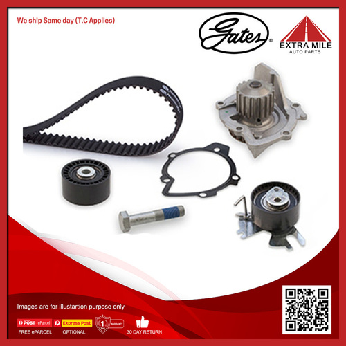 Gates Water Pump & Timing Belt Kit For Peugeot 5008 2.0L HDi RHH OE OU Diesel
