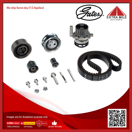Gates Timing Belt Kit With Water Pump For Volkswagen Polo 6R1,6C1 1.6L CAYB