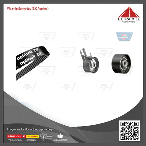 Optibelt Timing Belt Kit For Volvo C30 (533) 1.6 D 1560 cc 10.2006 - 12.2012