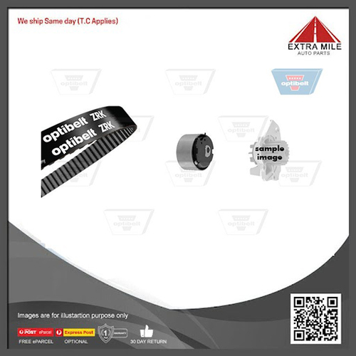 Optibelt Timing Belt Kit With Water Pump For Fiat Punto 199 1.2L 1368cc
