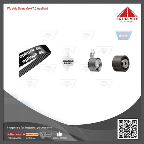Optibelt Timing Belt Kit For Volvo S80 II Sendan (124) D5 2400 cc