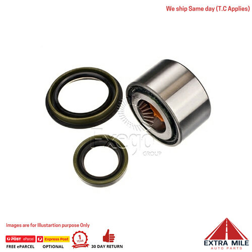KWB3100 Wheel Bearing Kit for Nissan Patrol 2.8L 6cyl Y60 GQ RD28T fits - Rear Left/Right With Rear Disc Brakes And Semi Floating Axle