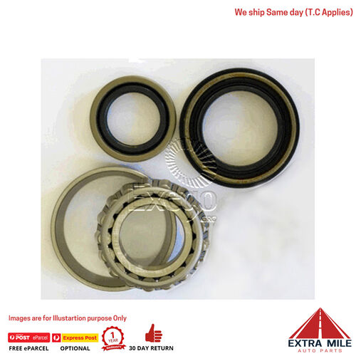 Wheel Bearing Kit for Nissan Navara 3.0L 4cyl D22 ZD30DDT fits - Rear Left/Right KWB3124 Bearing Size 40 x 80 x 19.7mm - 2 Seals Included In Kit