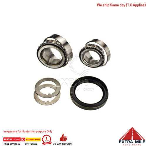 Wheel Bearing Kit for Nissan Patrol 3.0L 6cyl Y60 GQ RB30 fits - Front Left/Right KWB5000 Kit Includes Lock Nut