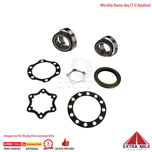 KWB5004 Wheel Bearing Kit for Toyota Landcruiser 2.4L 4cyl Bundera LJ70R RJ70 22R fits - Front Left/Right With Solid Axle