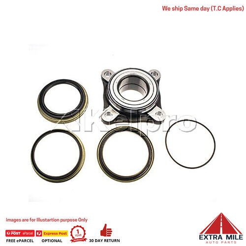 Wheel Bearing Kit for Toyota Hilux 4.0L V6 GGN25R 1GR-FE fits - Front Left/Right KWB5021A With Anti-Lock Braking System (ABS) - Aftermarket Bearing