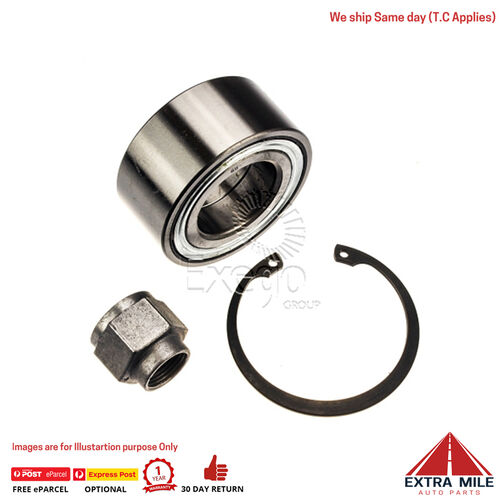 Wheel Bearing Kit for Citroen C3 1.6L 4cyl PLURIEL TU5JP4 (NFU) fits - Front Left/Right KWB5029 Without Anti-Lock Braking System (ABS)