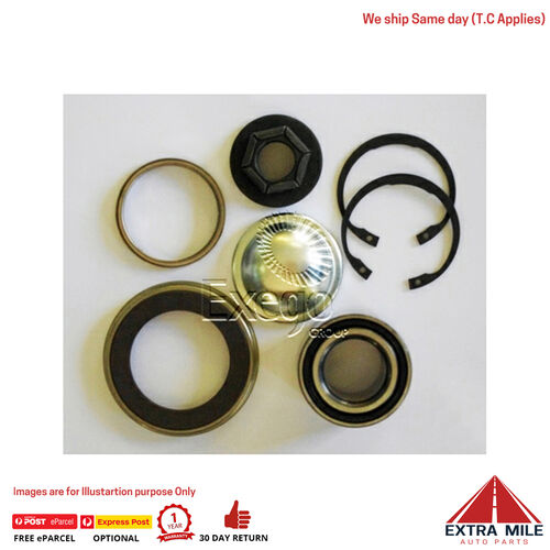 Wheel Bearing Kit for Ford Fiesta 1.6L 4cyl WP WQ Duratec FYJA FYJB fits - Rear Left/Right KWB5093 Cover plate contains magnetic strip for ABS