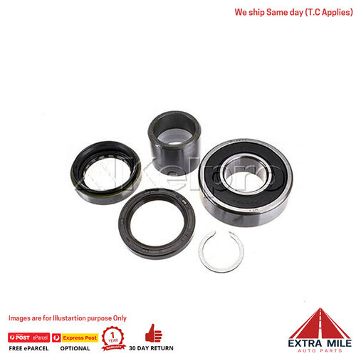 Wheel Bearing Kit for Holden Jackaroo 3.0L 4cyl UBS73 4JX1-T fits - Rear Left/Right KWB5385 Without Anti-Lock Braking System (ABS) - Includes 40mm Ret