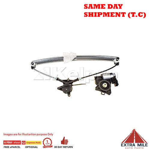 Kelpro Power Window Regulator With Motor- Front Left Hand - KWFL1423