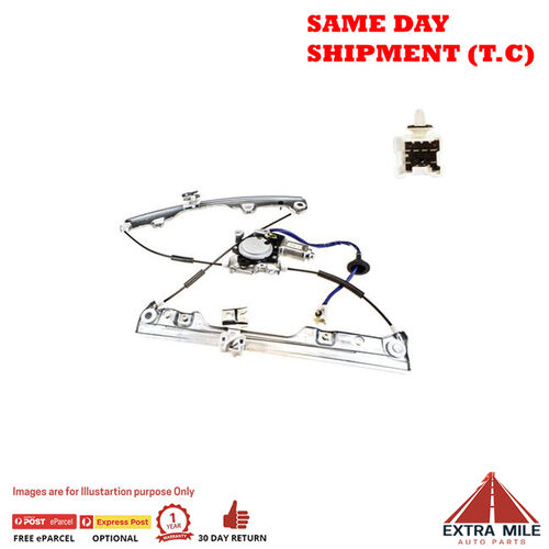 Kelpro Power Window Regulator With Motor- Front Left Hand - KWFL1427
