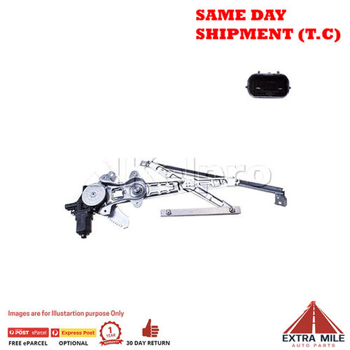 Kelpro Power Window Regulator With Motor- Front Left Hand - KWFL1643