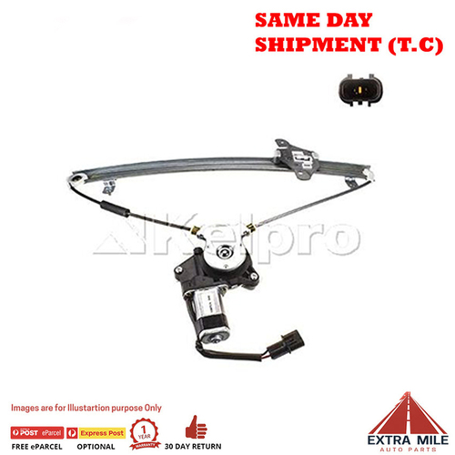 Kelpro Power Window Regulator-Front Left Hand W/o Motor For Hyundai Getz TB 1.4L