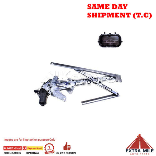 Kelpro Power Window Regulator With Motor- Front Right Hand - KWFR1644
