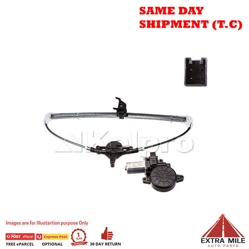 Kelpro Power Window Regulator With Motor- Rear Left Hand - KWRL1393