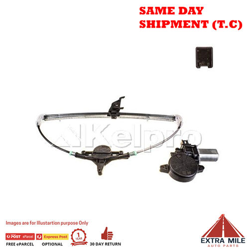 Kelpro Power Window Regulator With Motor-Rear Right Hand - KWRR1393