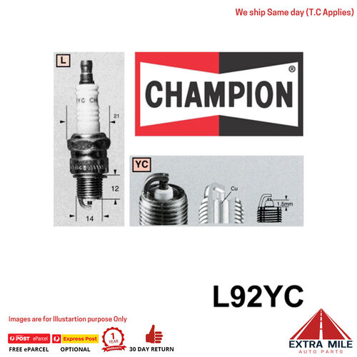 L92YC Copper Plus Spark Plug for LEYLAND P76