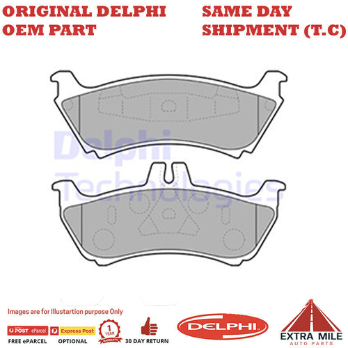 Brake Pad Rear For MERCEDES M CLASS ML230/270/320/430 01/98-06/05