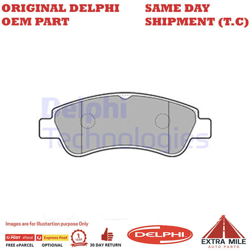 Brake Pad Front For DS DS3/OPEL CROSSLAND 1.2L/1.4L/1.6L/CROSSLAND 04/15- 03/17